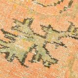 6x9 Shades Of Peach Orange Handmade Wool Oriental Turkish Rug, 180x286Cm