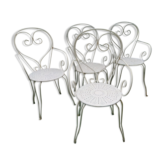 Set of 4 garden chairs for living room