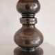 Italian Ceramic Table Lamp by Aldo Londi with Cork Lampshade, 1960