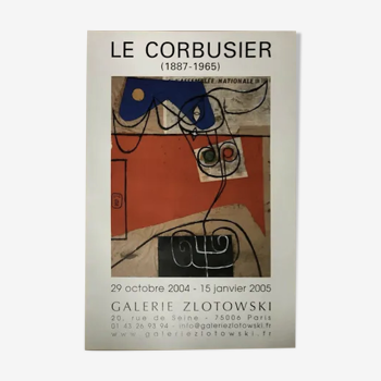 Original offset lithography Le Corbusier Galerie Zlotowski 2005