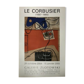 Original offset lithography Le Corbusier Galerie Zlotowski 2005