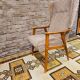 Vintage 1960s wingback chair
