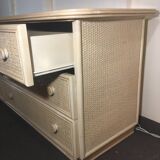 Rattan dresser