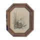 Illustration oiseaux vintage sur panneau