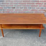 Scandinavian teak coffee table