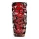 Okulus vase, transparent glass, Ząbkowice, Poland, 1970s