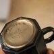 4 black coffee cups and saucers Arcoroc Octime – Esso vintage collection from the 1980s