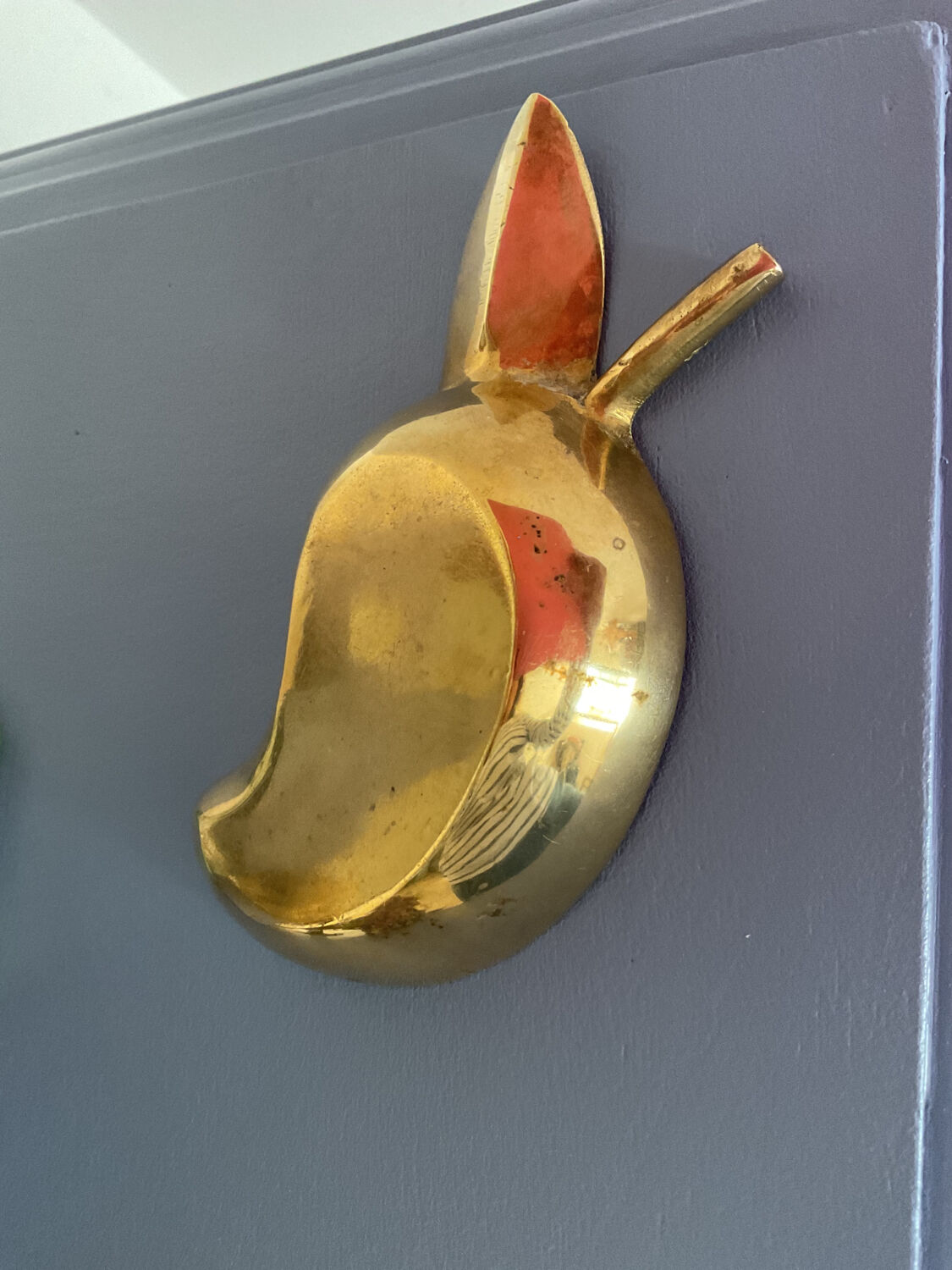 Vintage brass ashtray