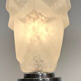 Clichy glass skyscraper table lamp