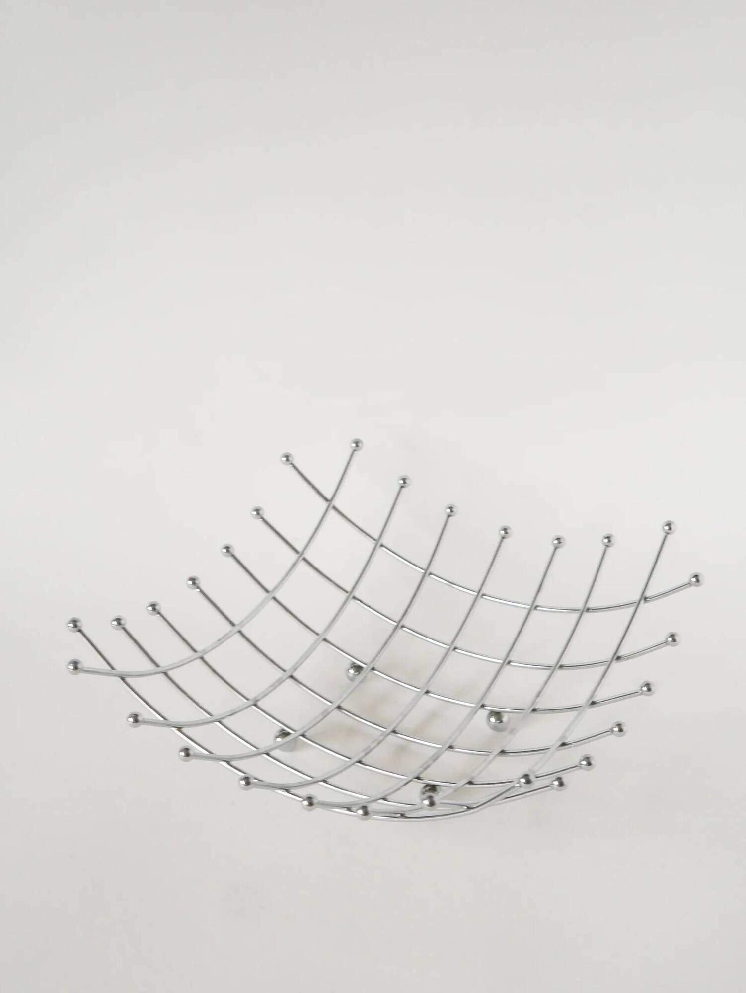 Stainless steel fruit bowl, design, 1980