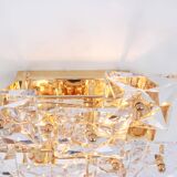 1 of 2 Superb Extra Large Crystal Wall Sconce by Kinkeldey, Germany, 1970s