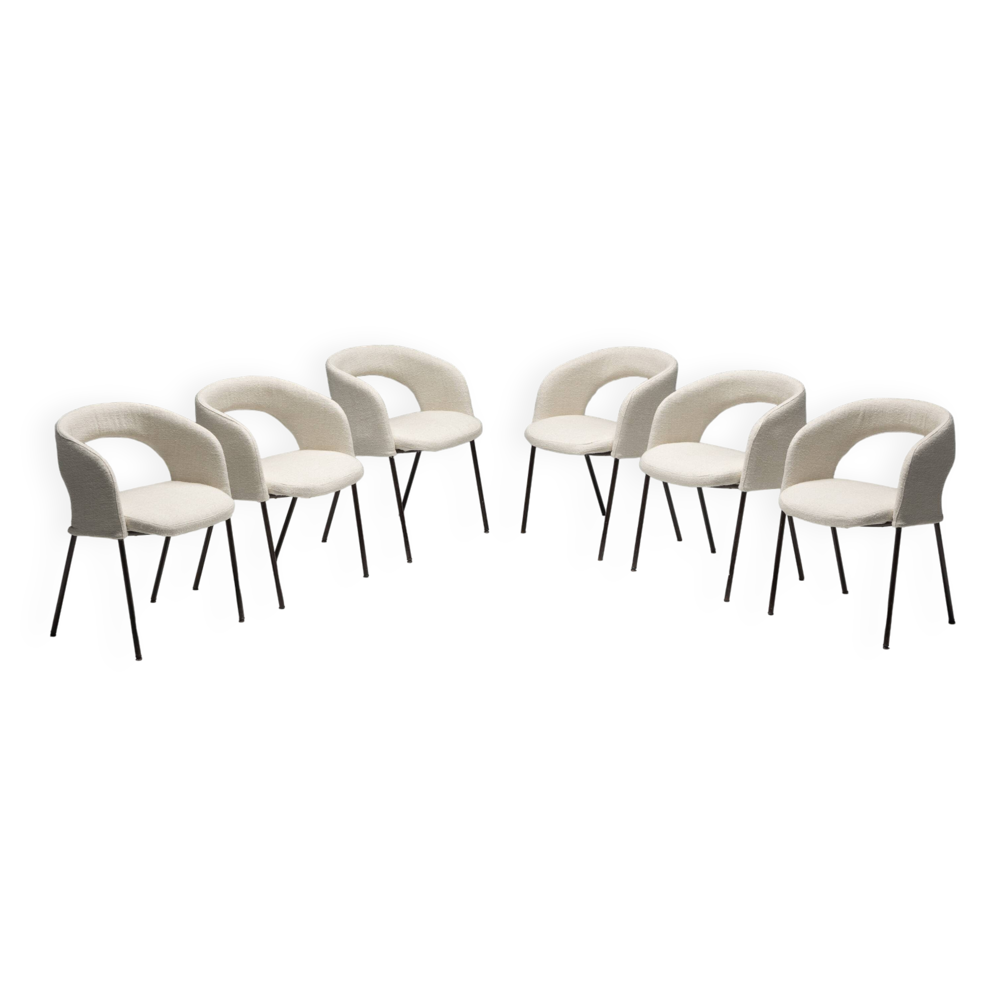Dining chairs by Gastone Rinaldi for Rima, Italy, 1950s