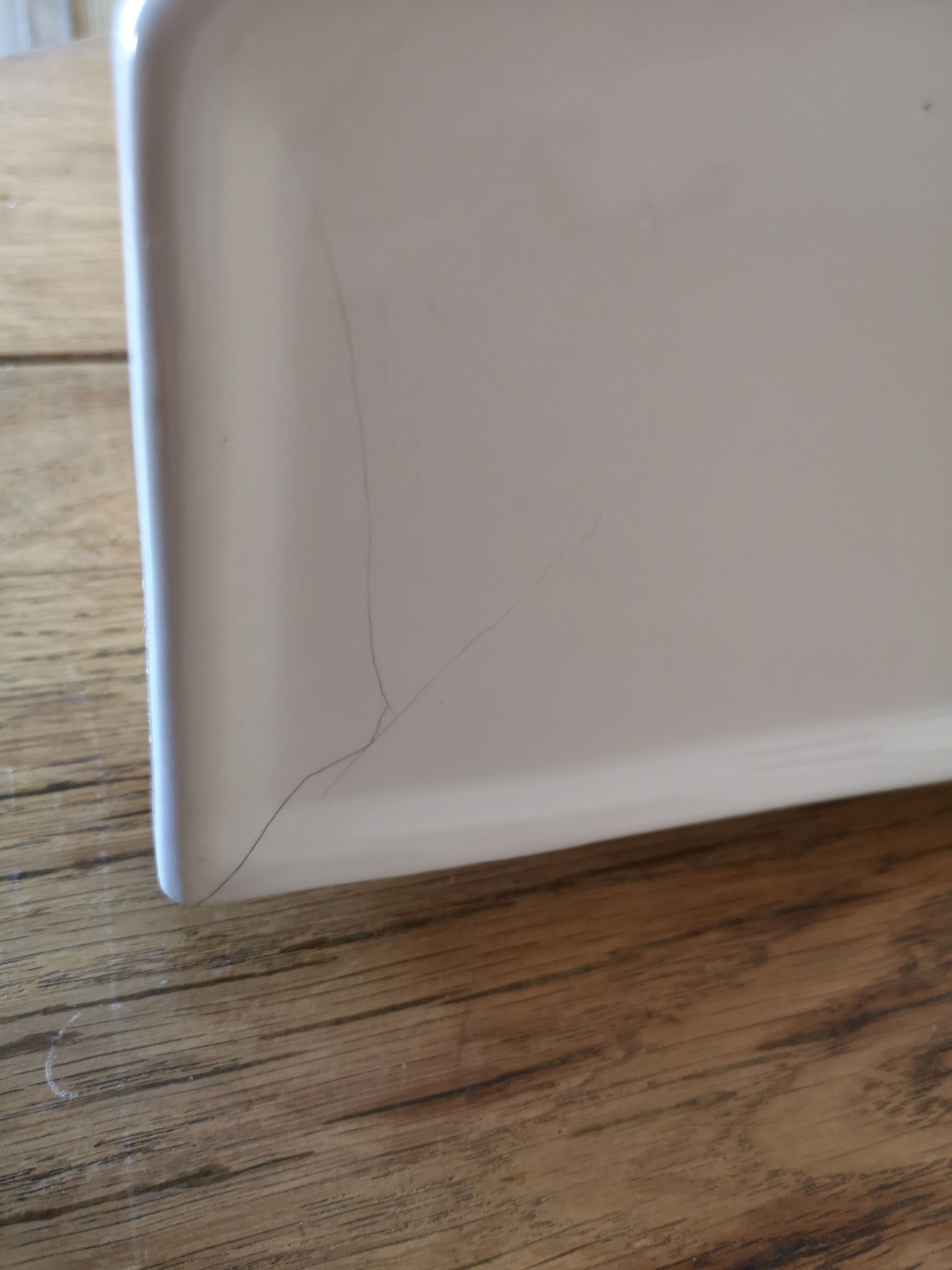 White porcelain wall shelf