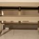 Old desk double wooden school desk