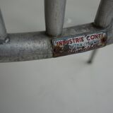 Italian Aluminum Garden Chairs from Industrie Conti Cornuda, 1940s, Set of 2