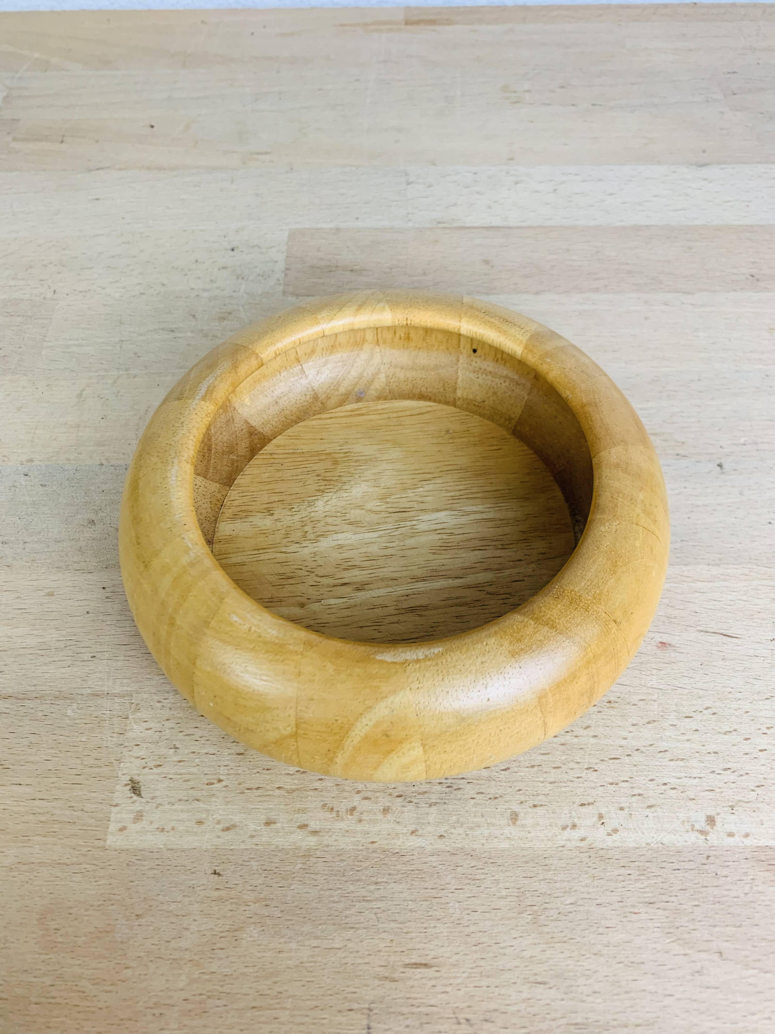 Vintage light wood empty pocket