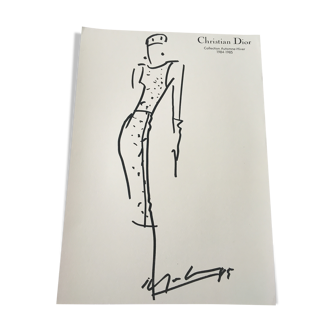 Christian Dior: fashion illustration and press photography, 1984-1985