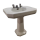 Lavabo sur colonne