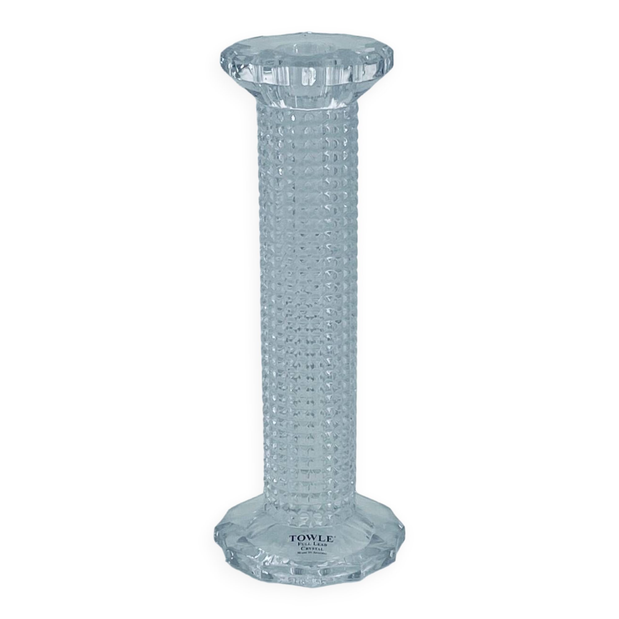 Crystal candle holder