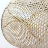 Porte parapluie vintage en tole perforée, design 1960
