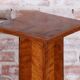 Art Deco Pedestal in Spruce and Oak, 1920s