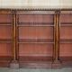 Antique library William IV 1830 3.5 m with brass gallery