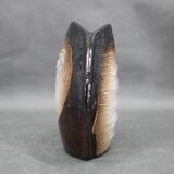 Brutalist ceramic art vase, Czechoslovakia, 1970s