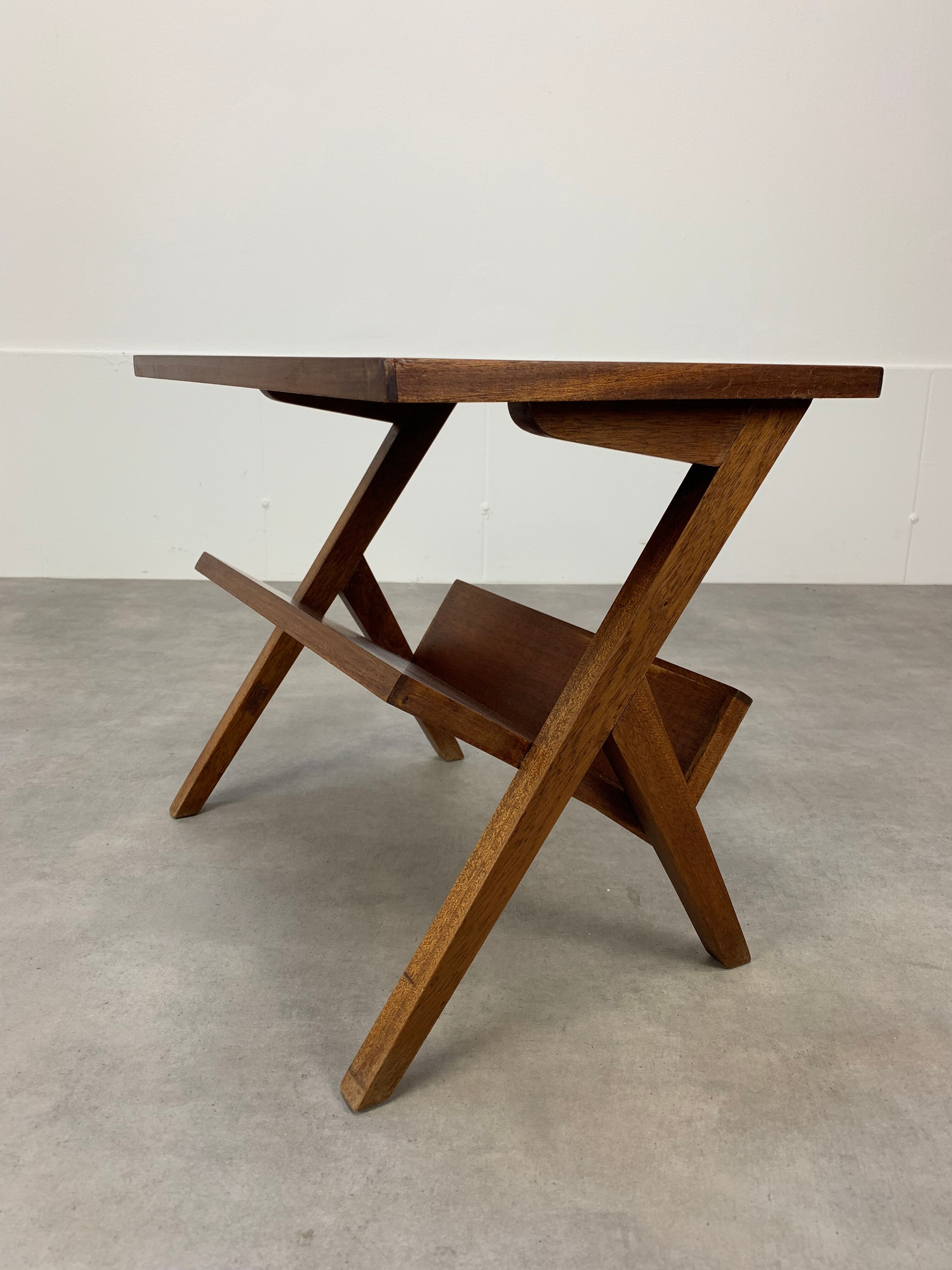 Side table feet compass door book 50s