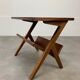 Side table feet compass door book 50s