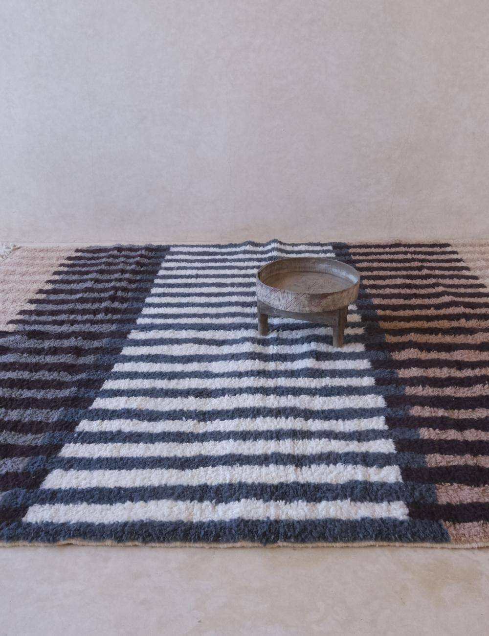 Tapis Contemporain à Rayure - 300 x 253 cm