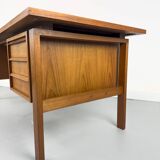 Mid-Century Teak Desk by Svend Åge Madsen for Sigurd Hansen, 1960s