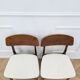 Lot de 2 chaises scandinaves en teck