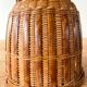 Vintage rattan pot cover