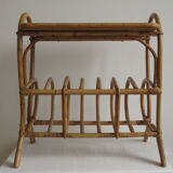 Bedside table and magazine rack wicker