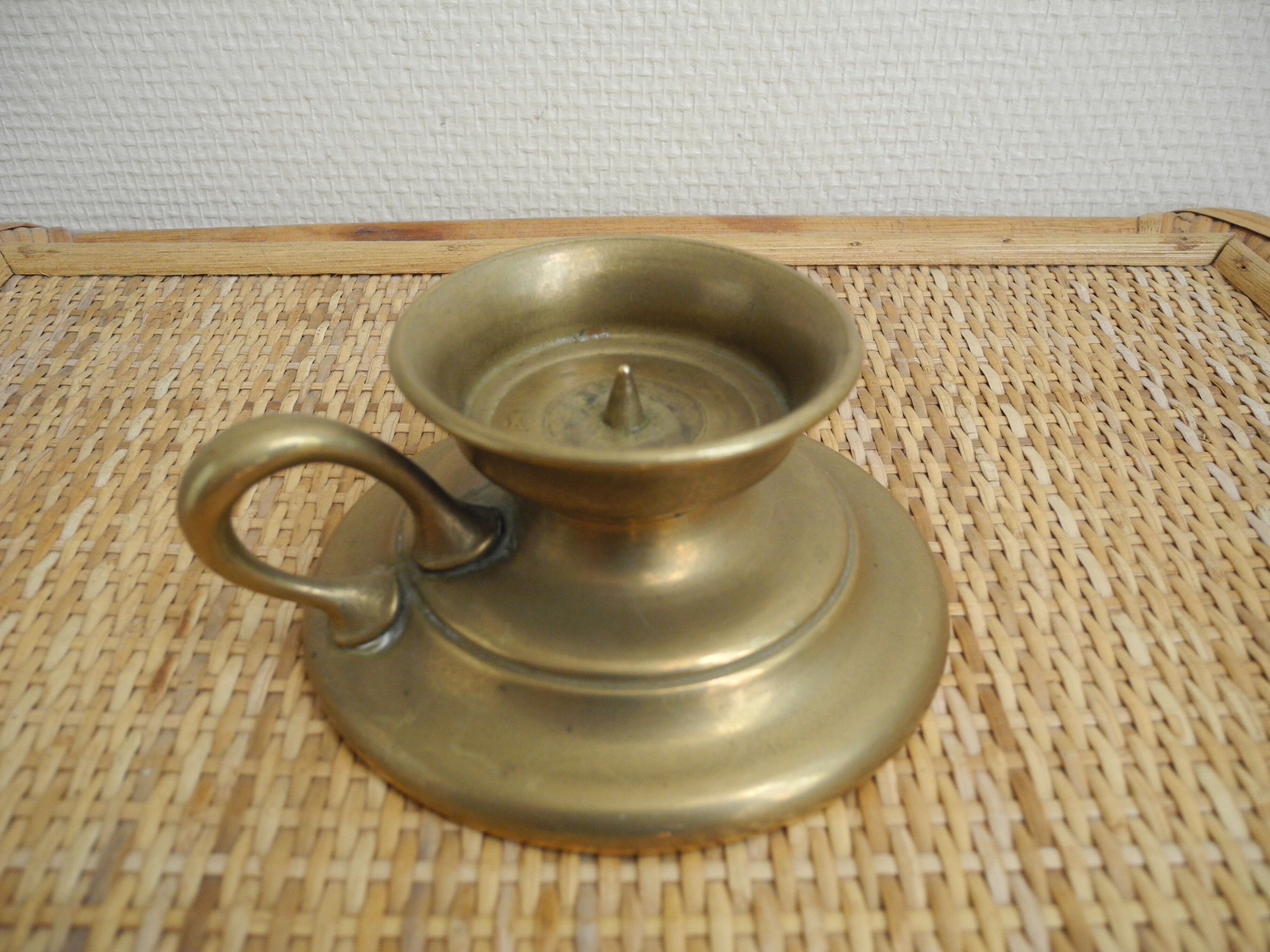 Brass candle holder