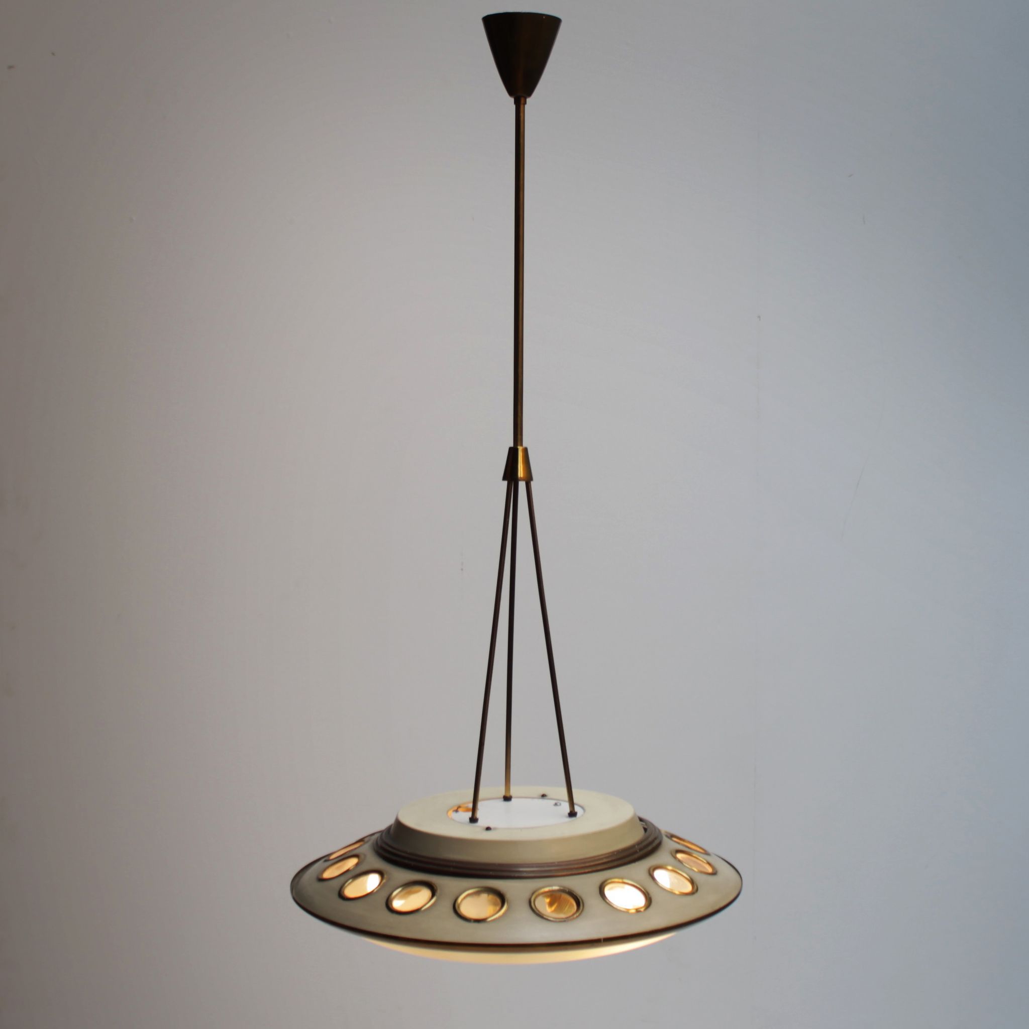 Italian hanging lamp by Lumen Milano