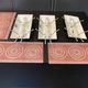 Pink glass wall lamp Ikea Gyllen Julia Treutiger vintage 1990