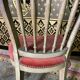 Suite de 8 chaises barrettes de style Louis XVI 1950