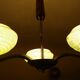 Lustre en opaline des années 1960