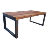 Industrial Wood-Metal Table