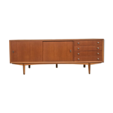 Scandinavian enfilade, 1950 design, vintage teak