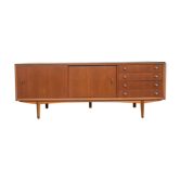 Scandinavian enfilade, 1950 design, vintage teak