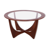 Round teak Astro coffee table by Victor Wilkins for G-Plan, 1950