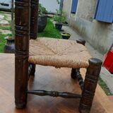 Chaise basse campagnarde