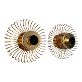 Set of vintage gold sconces