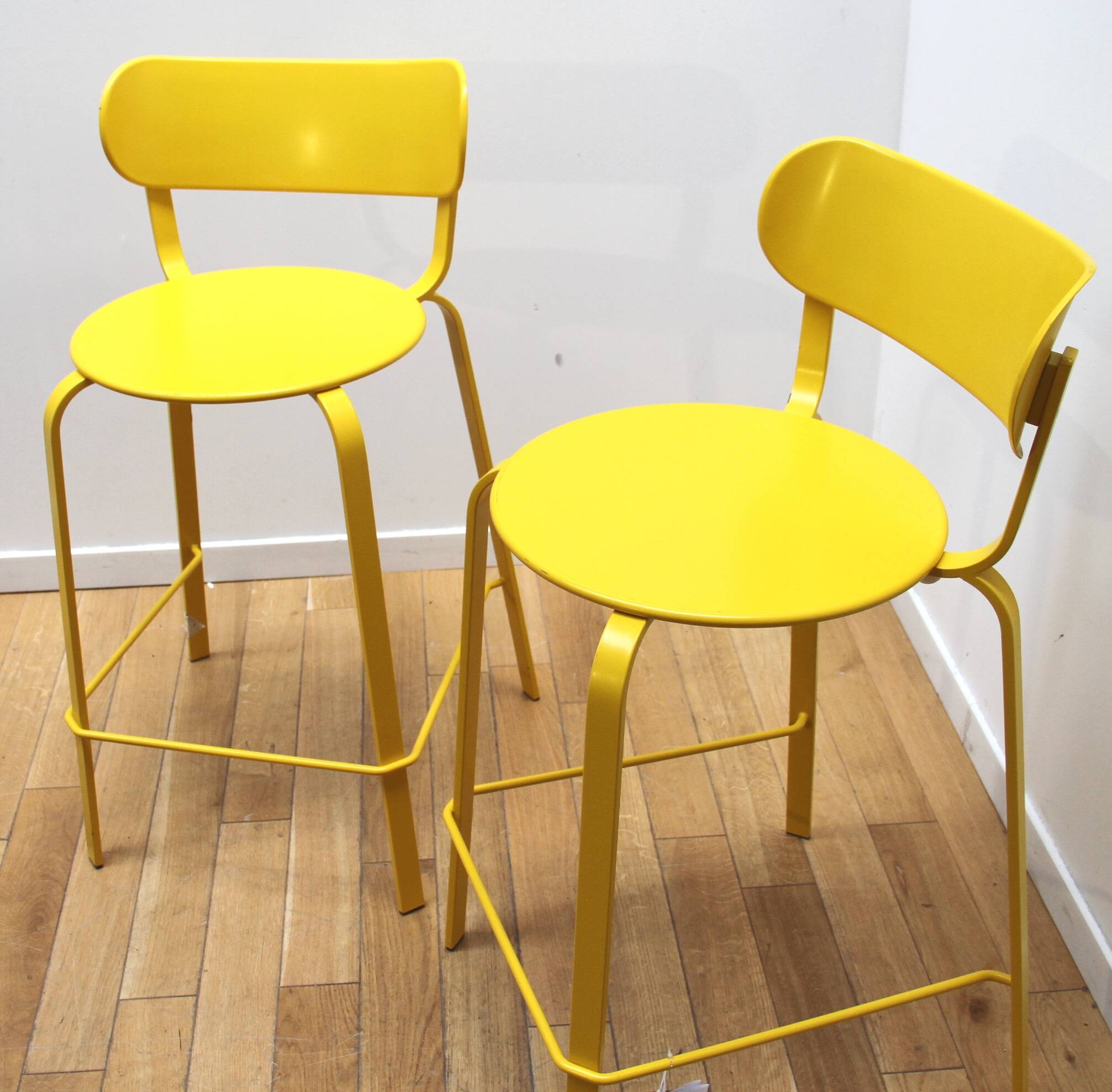 Pair of Stil high stools, LaPalma