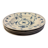 Lot 4 Heinrich Villeroy and Boch Amalienburg echt Kobalt plates in perfect condition