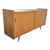 Low buffet / Vintage Scandinavian sliding sideboard