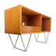 Gibbs teak record sideboard on hairpin legs mid century
