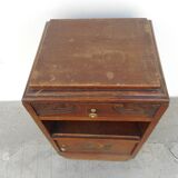 Wooden bedside table from the 20s_25